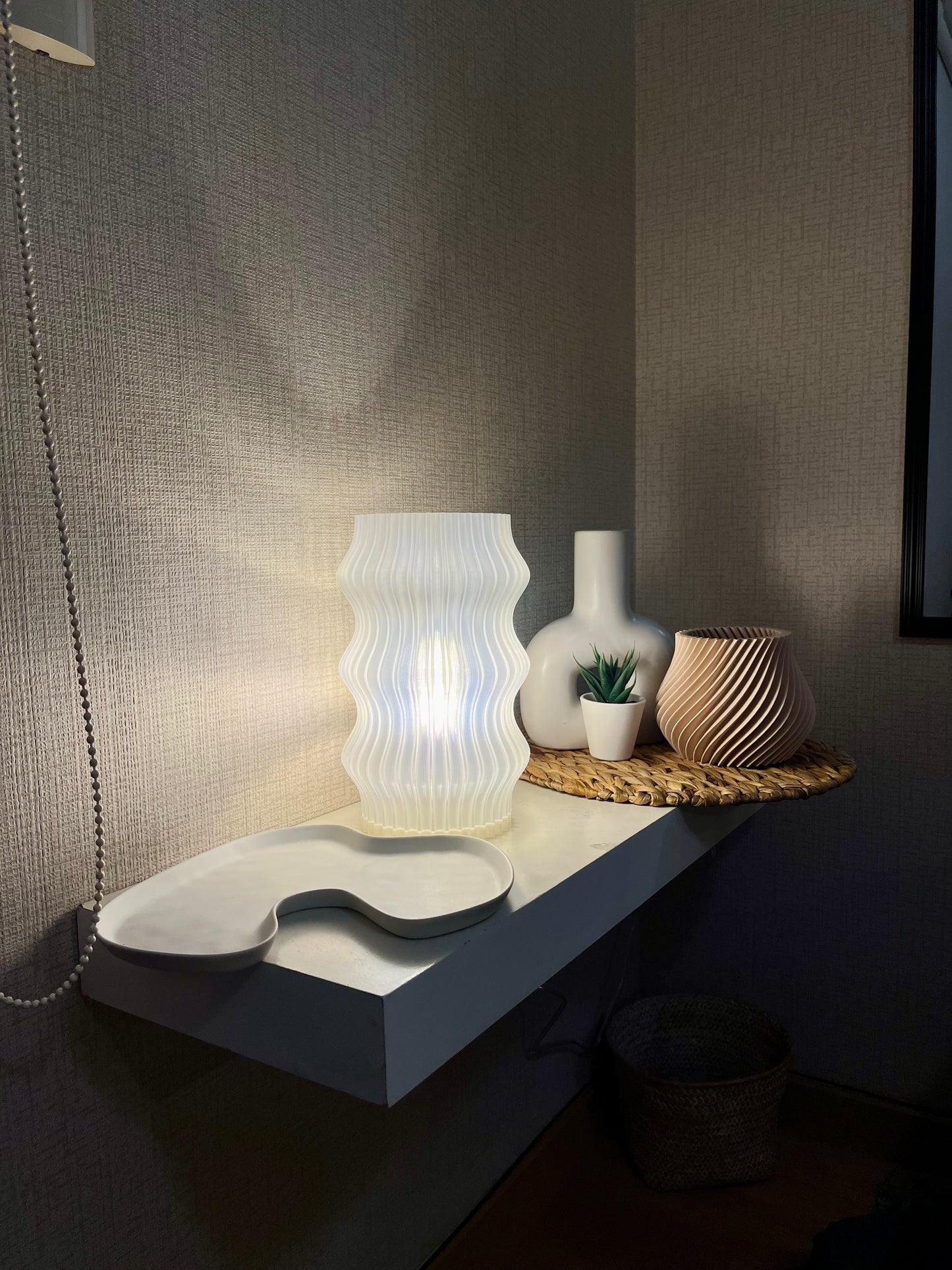 Crystal Vase lamp