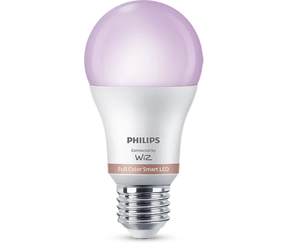FOCO SMART LED PHILLIPS FULL COLOR 8.5W A60 WIZ APP - Wi-fi