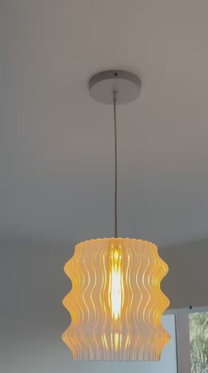 Crystal Vase Lamp Colgante